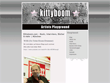 Tablet Screenshot of kittyboom.com